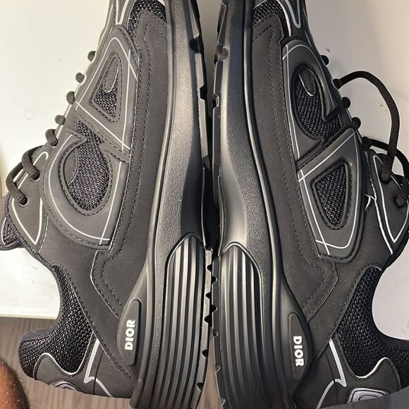 Dior B30 Sneaker Black Mesh and Technical Fabric - Picture 1 of 12